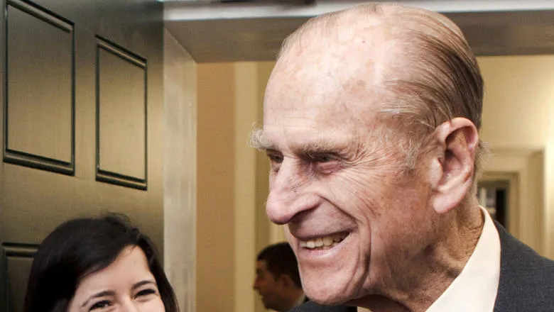 Prince Philip at the opening of Somerset House East Wing in 2012.