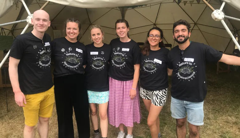 The team including Phoebe Reynolds, Sara Ratti, Sally Horton, Jucha Willers Moore, Filipe Ferreira and Dylan Myers-Joseph