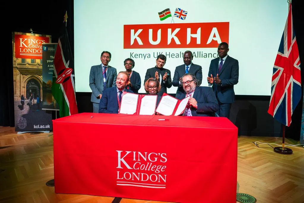 The delegations signing the MoUs