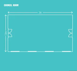 Council Room floor plan