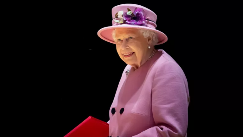HM The Queen at the opening of Bush House in 2019.