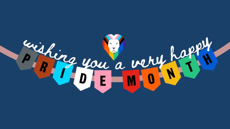 Proudly Kings main banner with Pride Month across bunting