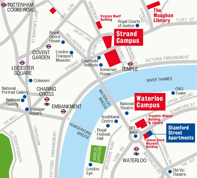 Map waterloo london Waterloo Map