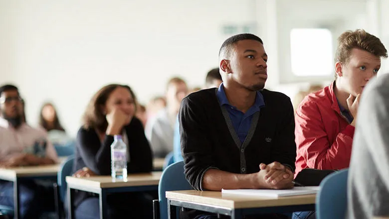 Students in a seminar at King's College London