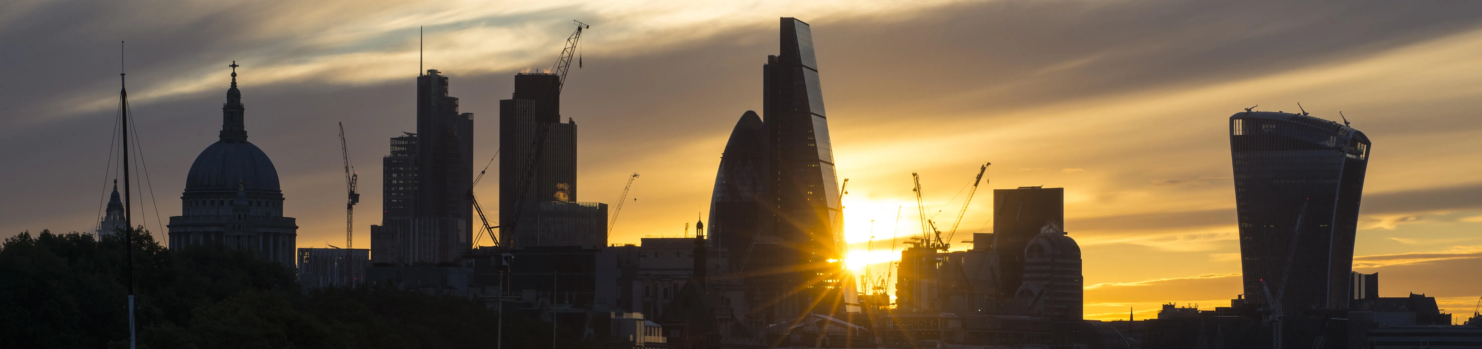 business-city-sunset