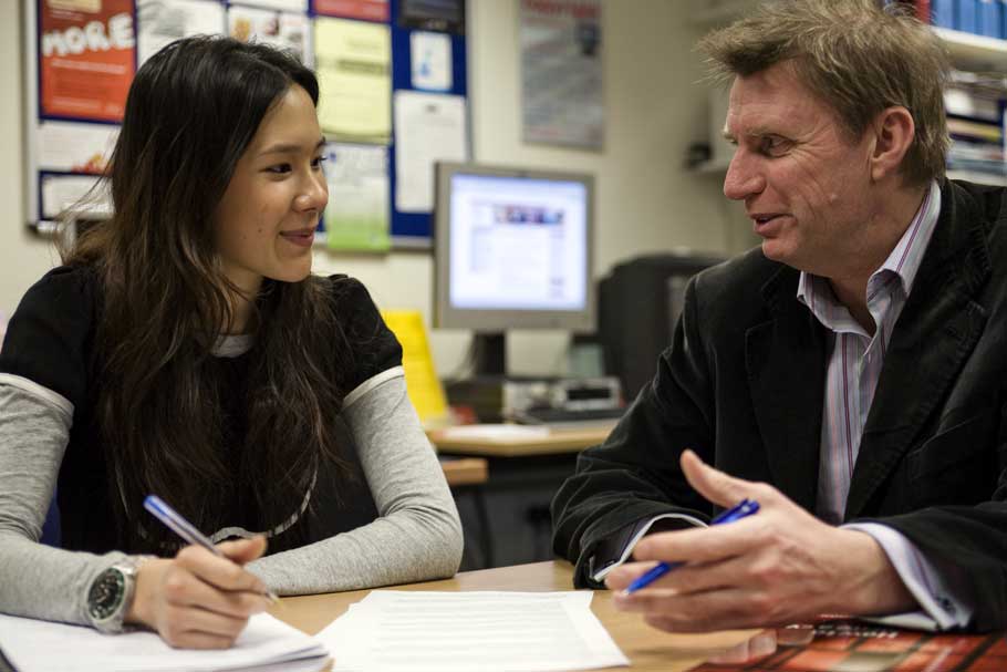 Student Receiving Advice