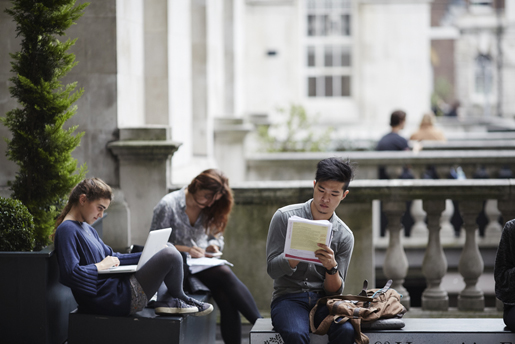 Students at KCL Strand Campus