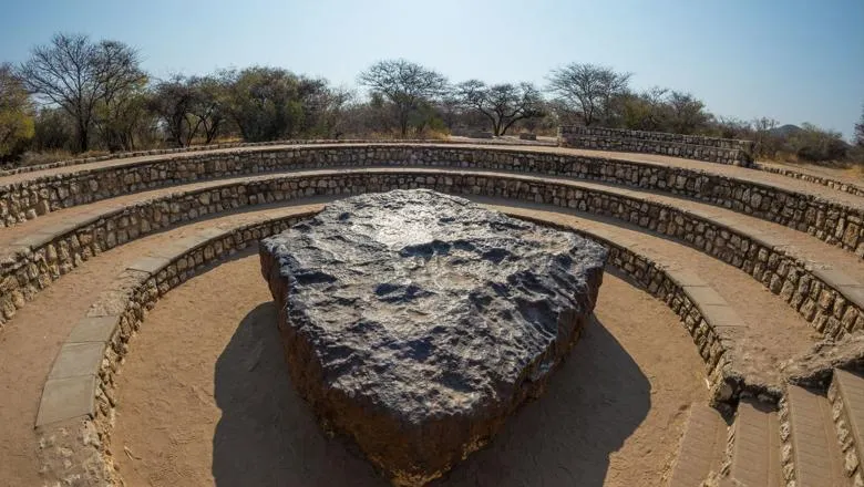 Hoba meteorite view point, Namibia, Africa