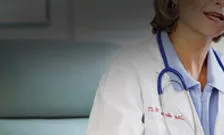 Female doctor standing