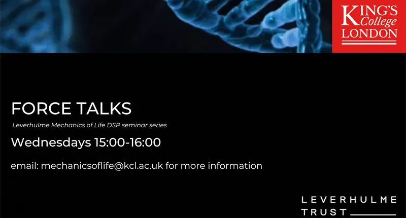 Image advertising the Force Talks seminar series