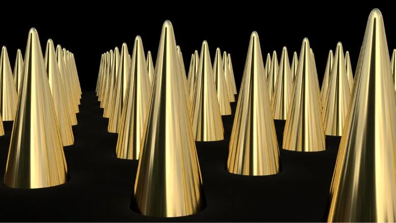 Gold Nanocones