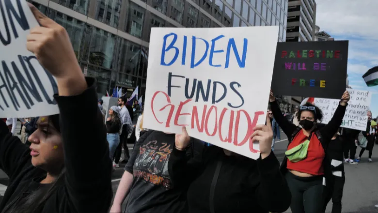 Sign_Biden Funds Genocide