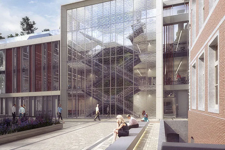 An artist's impression of the London Institute for Healthcare Engineering (LIHE).