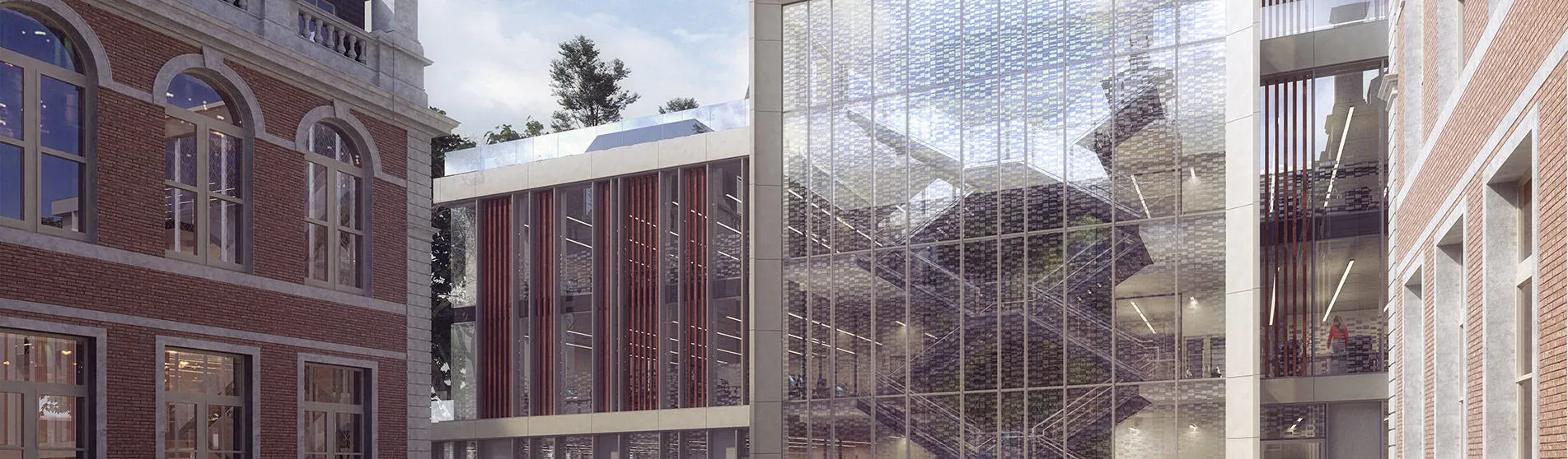 An artist's impression of the London Institute for Healthcare Engineering (LIHE).