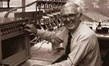 Sir James Black at work