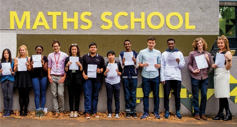 Students from the King's Maths School