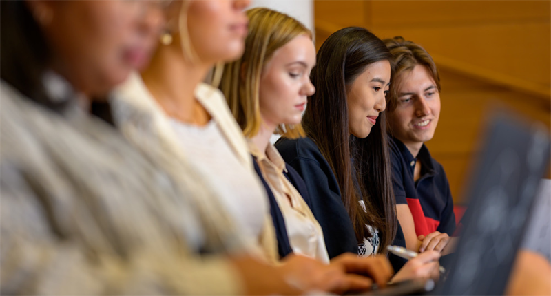 Students at lecture