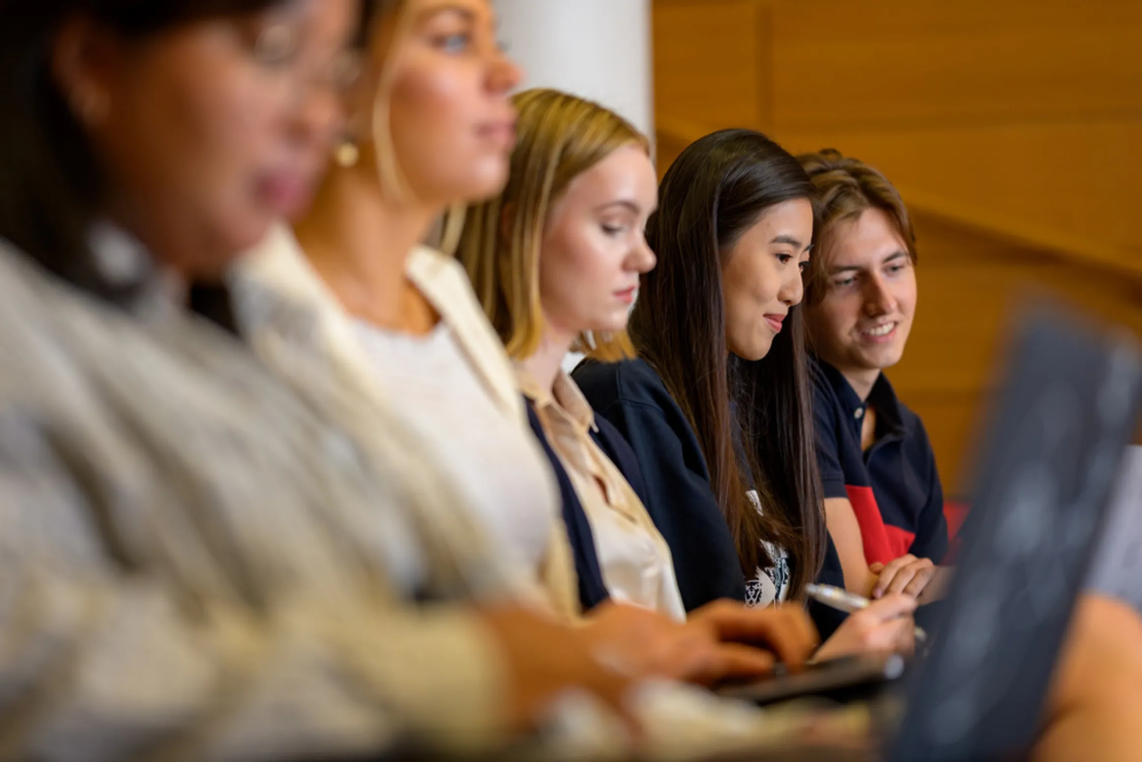 Students at lecture