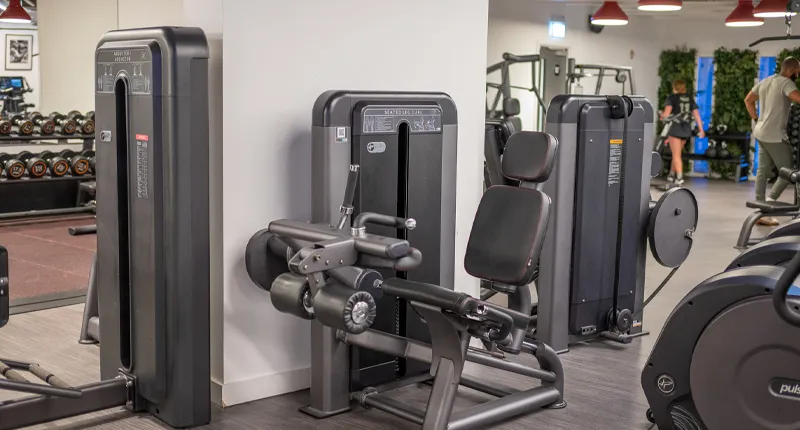 Gym equipment at London Bridge gym