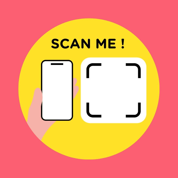 Scan the QR code in your building logo