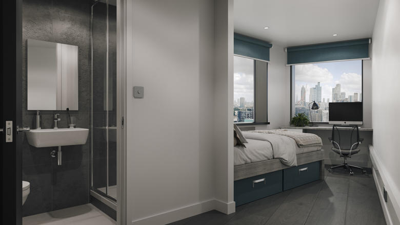 Battersea En-Suite Bedroom CGI