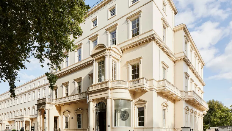 The British Academy exterior, Carlton House Terrace. Credit The British Academy.
