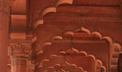 Image of detailed wall and ceiling carpentry