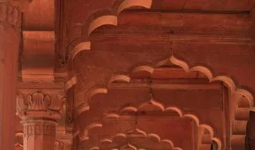 Image of detailed wall and ceiling carpentry
