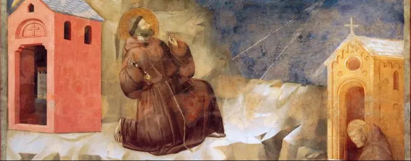 Image of artwork depicting a saint 