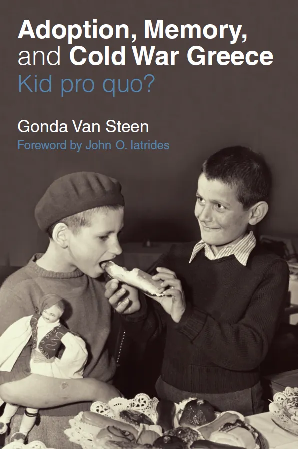 Image of two young boys from Gonda Van Steen's book cover