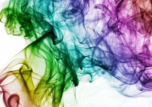 colourful smoke