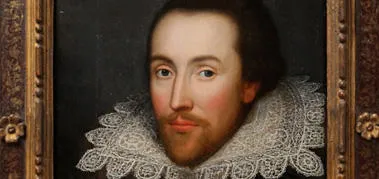 image of a portrait of Shakespeare