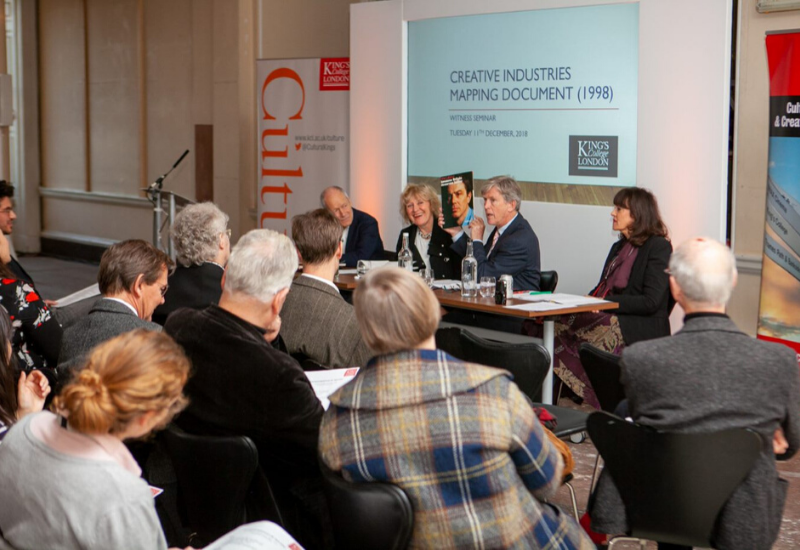 (Left to Right) John Newbigin, Janice Hughes, Ian Hargreaves and Gail Rebuck