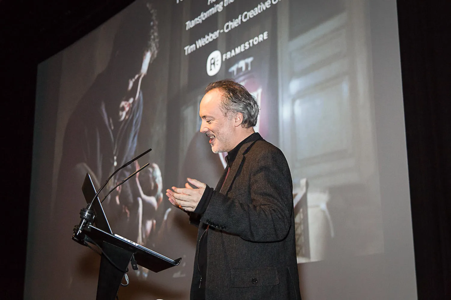 Tim Webber, speaking at the Future of Film summit
