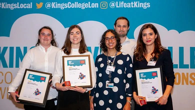 TEAM: Abigail Ingram and Camilla Johnsen from Girls United with Laura Walmsley (MA Arts & Cultural Management), Faculty of Arts & Humanities and Halh Al-Serori (Research Associate) and Alex Hickman (Clinical Trial Feasibility Associate), Faculty of Life Sciences & Medicine.