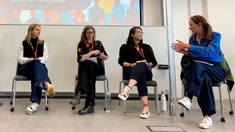 Left to right: Dr Anna Khlusova, Dr Shelley Galpin, Dr Siao Yuong (Rong) Fong and Dr Clare Carolin.