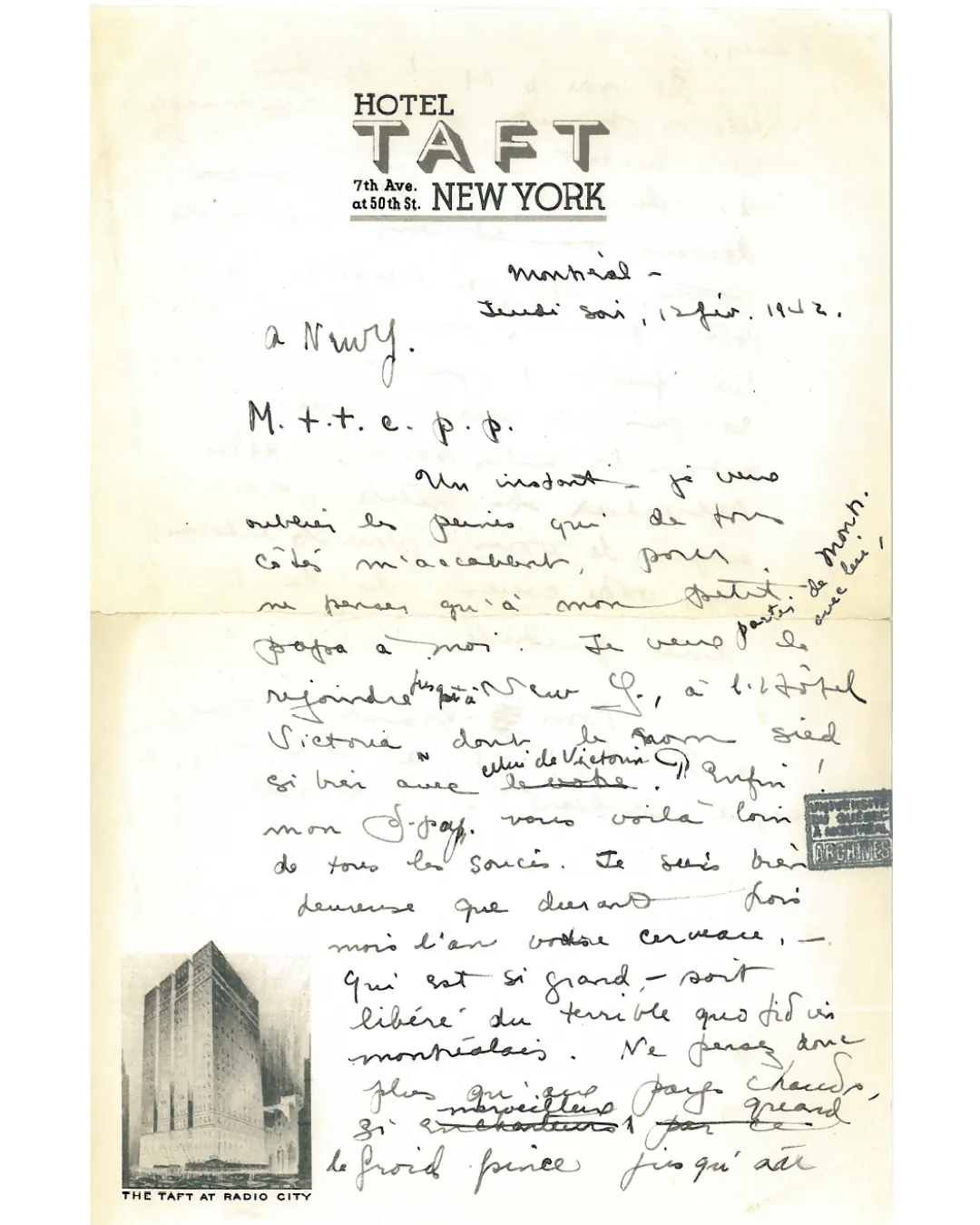 letter example marie-victorin & Guavreau