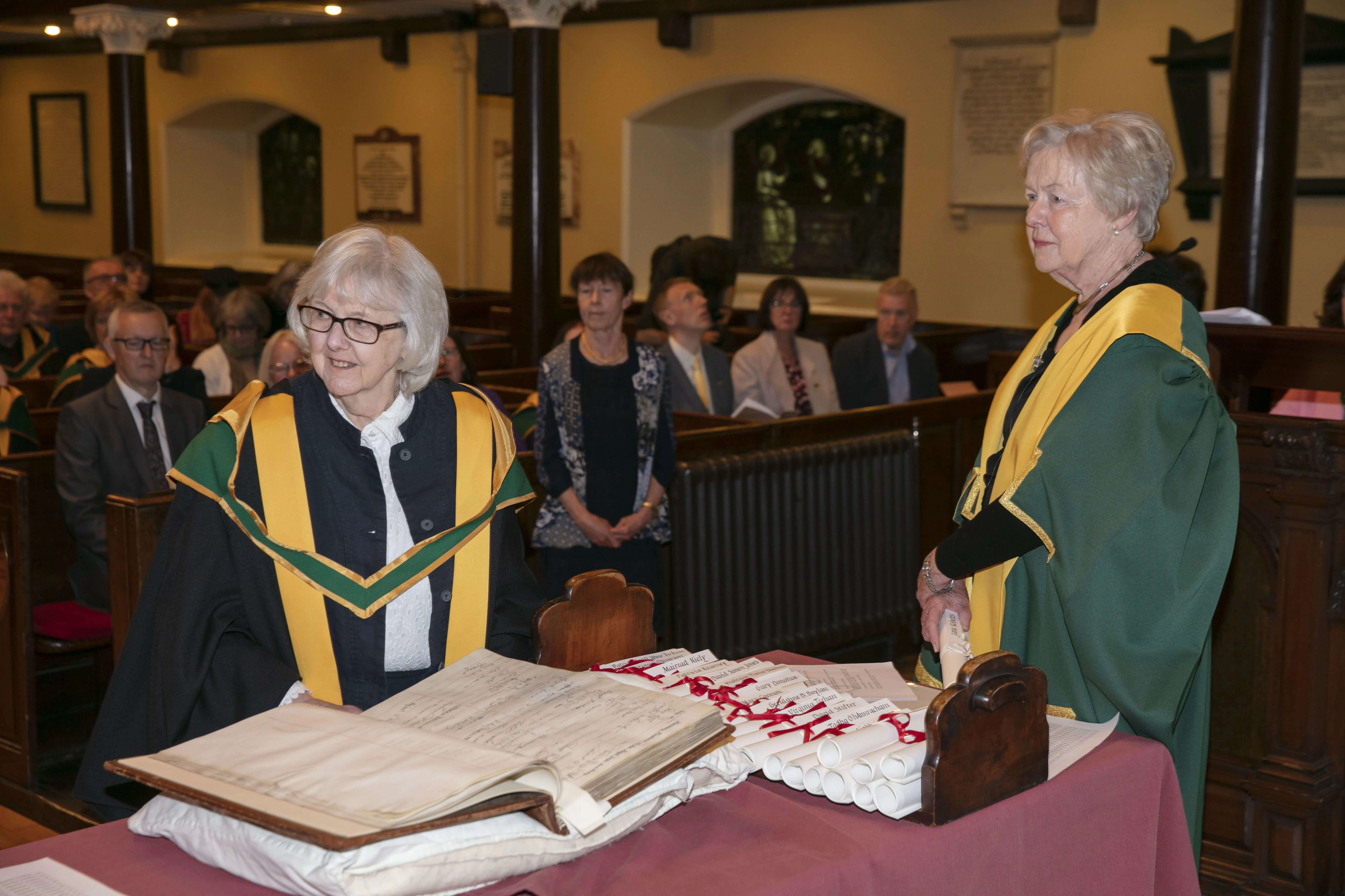 Emeritus Professor Jane Roberts at the ceremony. Credit: RIA