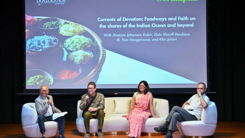 Ananya Kabir participating in the panel Currents of Devotion, Serumpun (dialogues by khir)