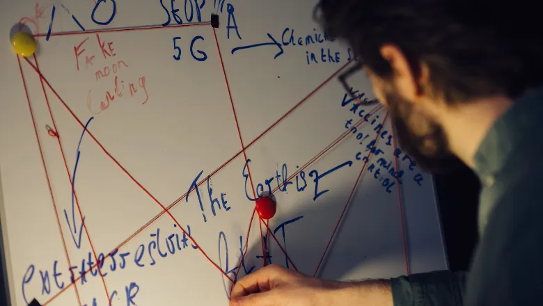 conspiracy theories on whiteboard 780x440 (shutterstock)