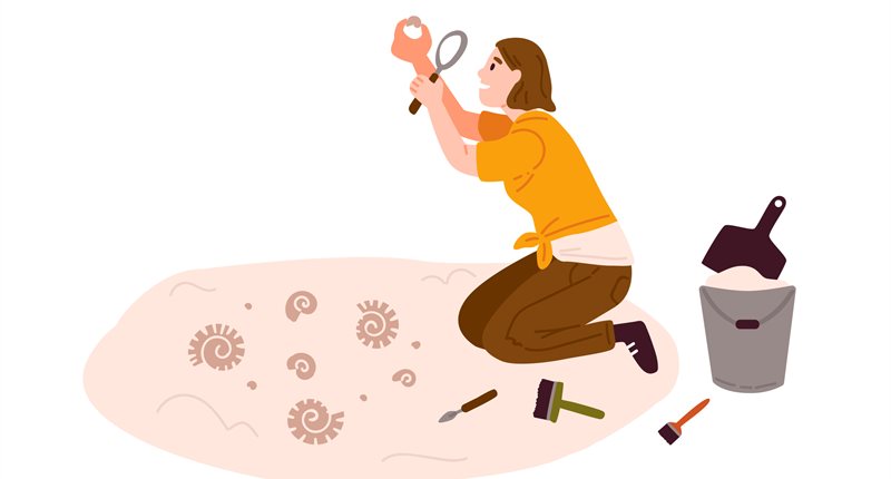female geologist