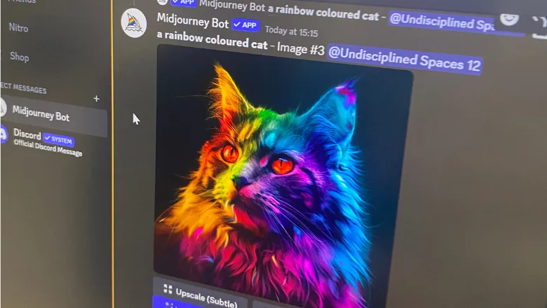 AI Prompt of a cat using Midjourney - Undisciplined Spaces