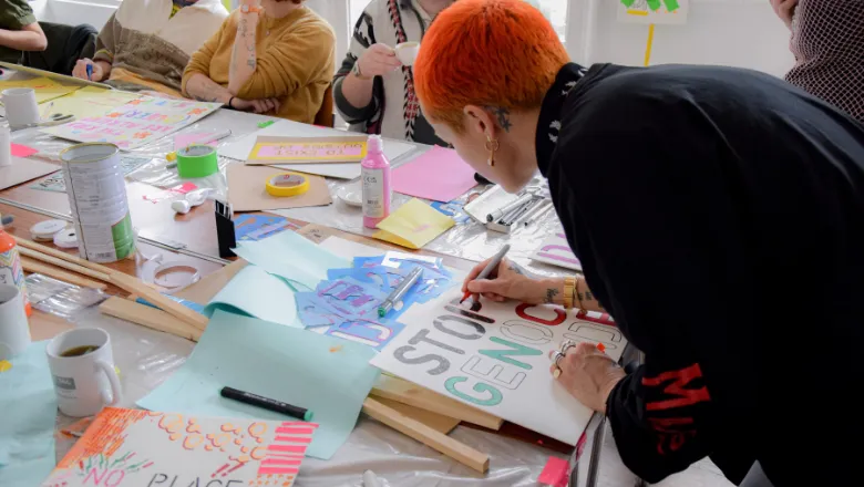 250603 queer protest and placard workshop 2
