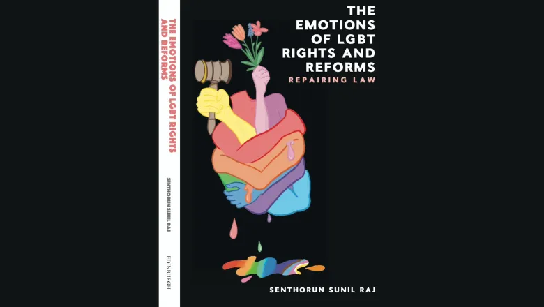 Book cover for Dr Senthorun Raj’s new monograph, The Emotions of LGBT Rights and Reforms: Repairing Law