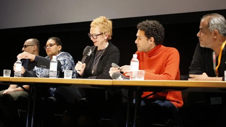Hussein Shariffe panel, Berlin Film Festival 2019 (erica carter)