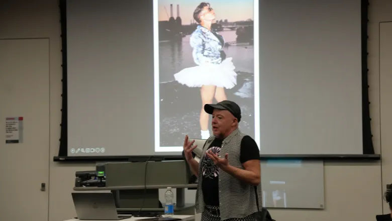 250217 Del LaGrace Volcano presents at King's - tutu photo