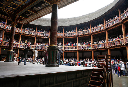 Globe theatre stage