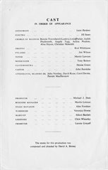 1963 Greek Play cast list