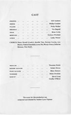 1966 Greek Play cast list