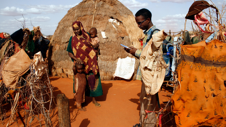 aid worker collecting data kenya 780x440 (shutterstock)